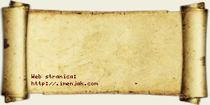 Una Krnjinac vizit kartica